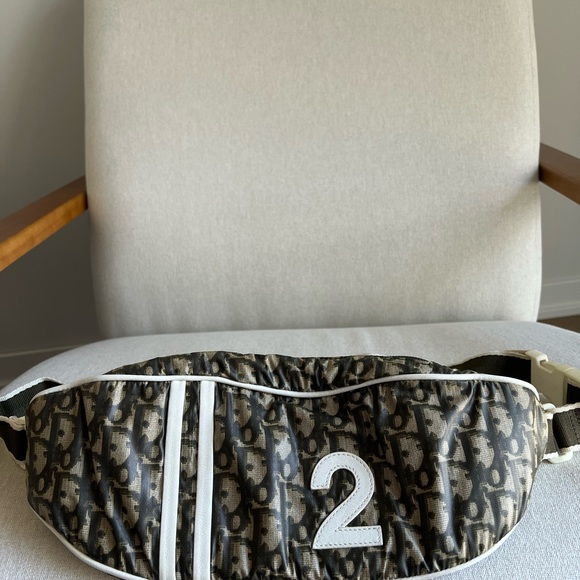 Dior Monogram Trotter No. 2 Bum Bag Waist Pouch Fanny Pack - Picture 1 of 10